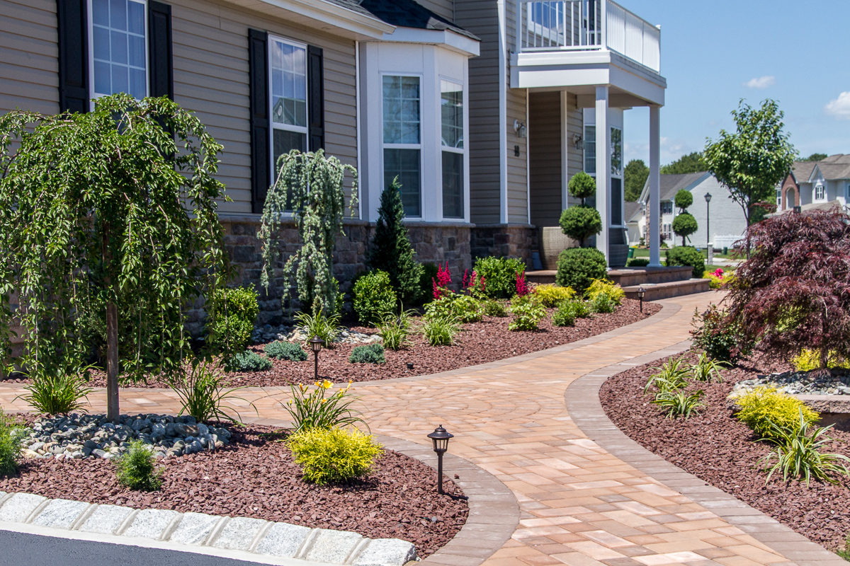 Front Paver Walkway & Landscaping