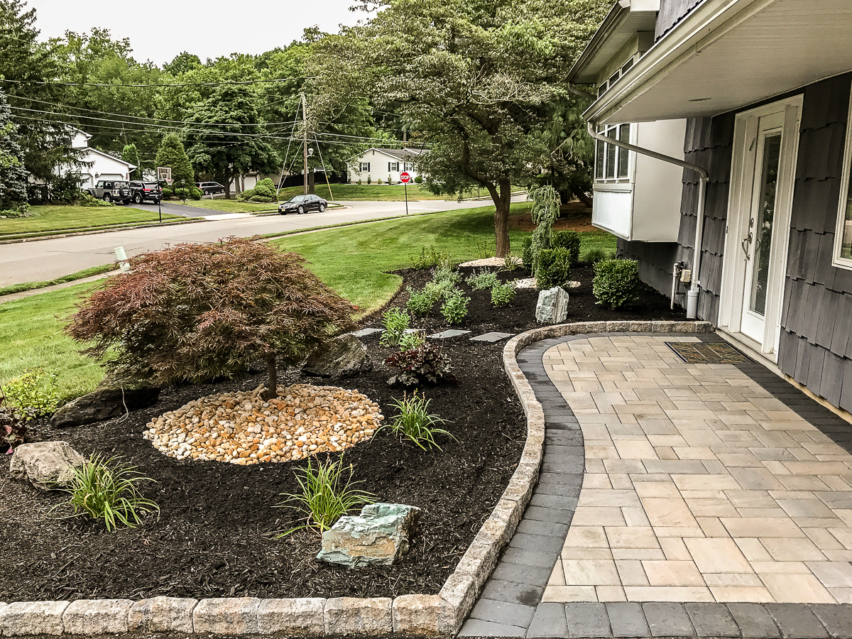 Front Paver Walkway & Landscaping
